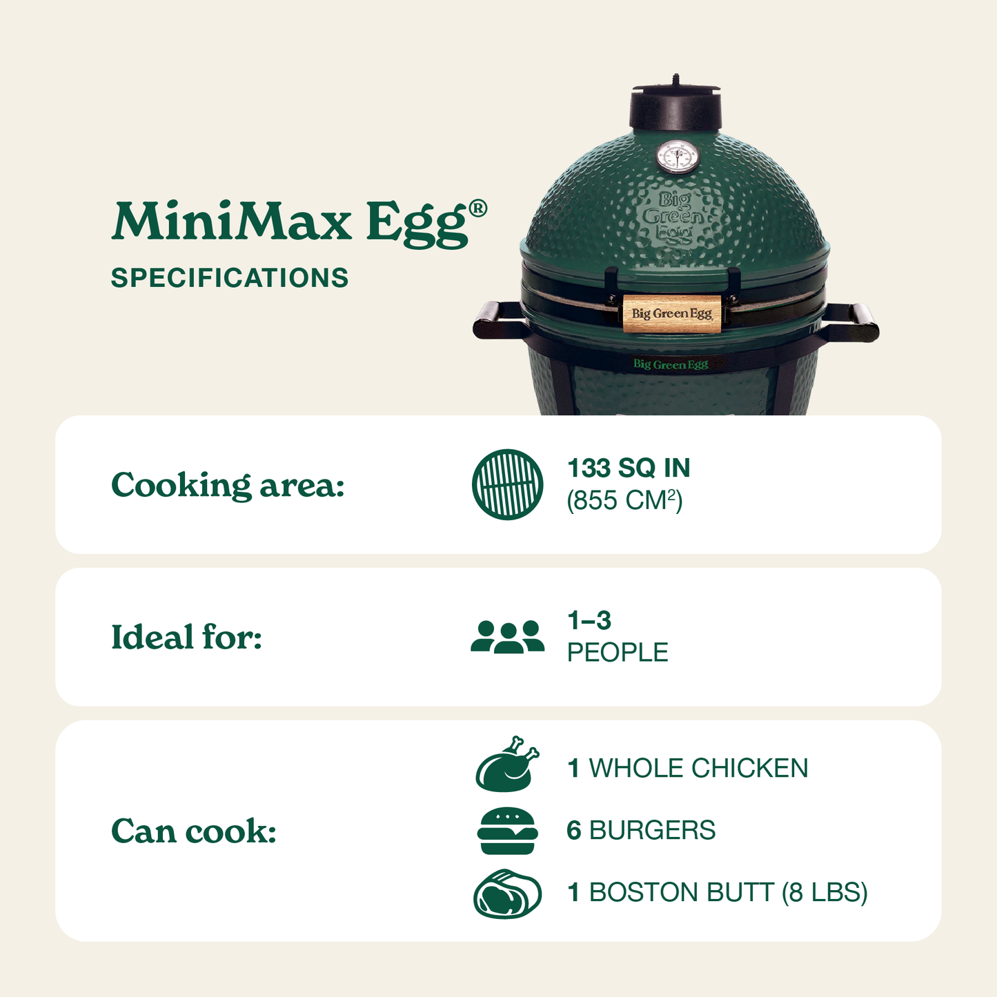 MiniMax Green Egg with Nest and Acacia Mates Package
