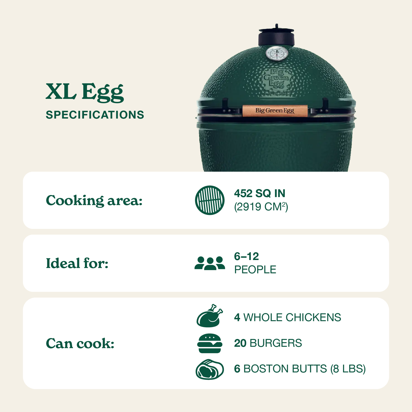 XL The Green Egg in an intEGGrated Nest+Handler Package