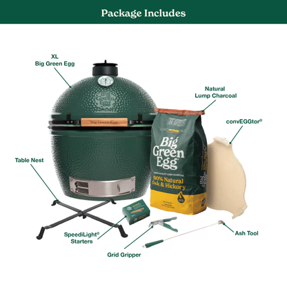 XL The Green Egg Built-in Package for contractors and custom kitchens