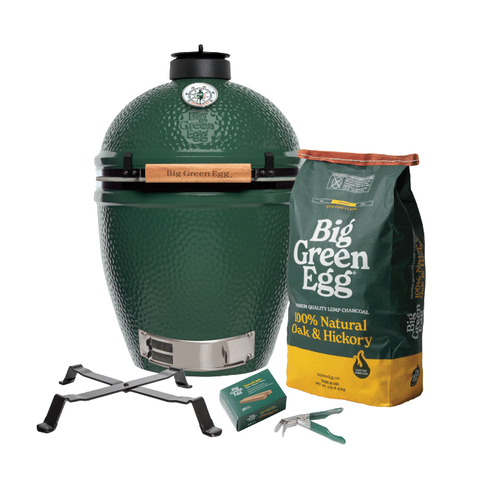 Large The Green Egg Built-in Package for contractors and custom kitchens