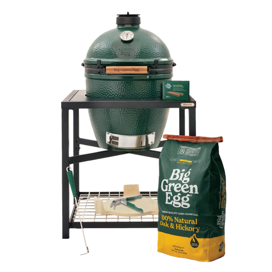 Large Green Egg in Modular Nest Package
