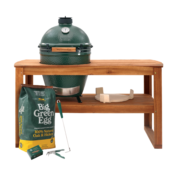 Large The Green Egg in Acacia Table Package