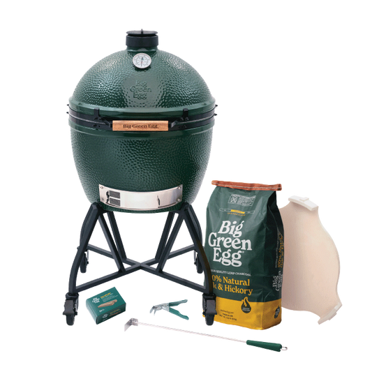 XL Green Egg in an intEGGrated Nest+Handler Package