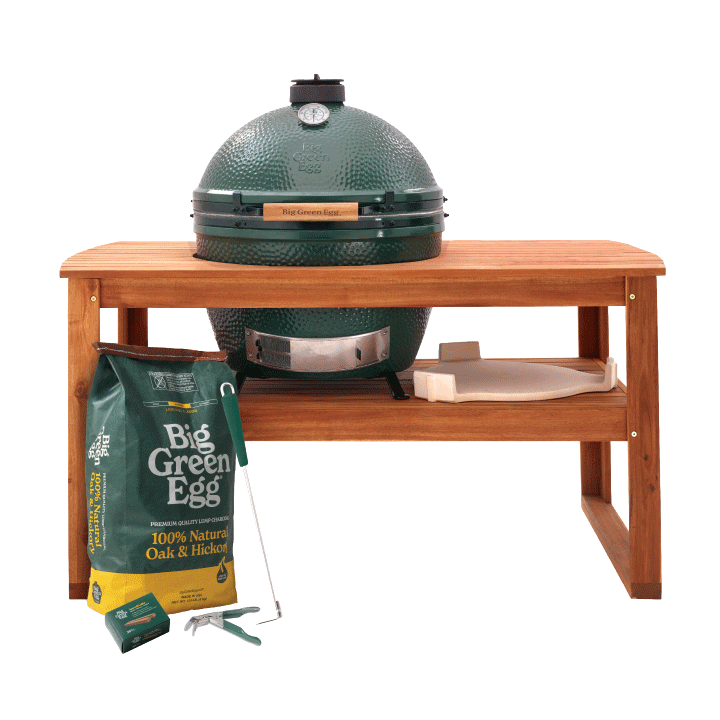 XL The Green Egg in Acacia Table Package