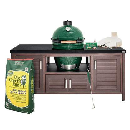 Large Green Egg in 69-inch Modern Farmhouse Table Package