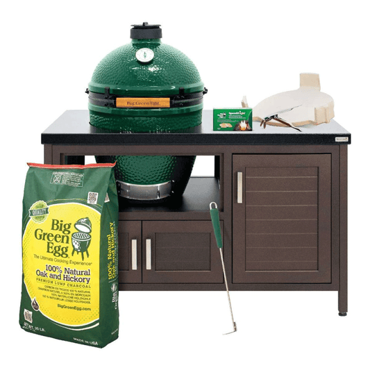 Large Green Egg in 50.4-inch Modern Farmhouse Table Package
