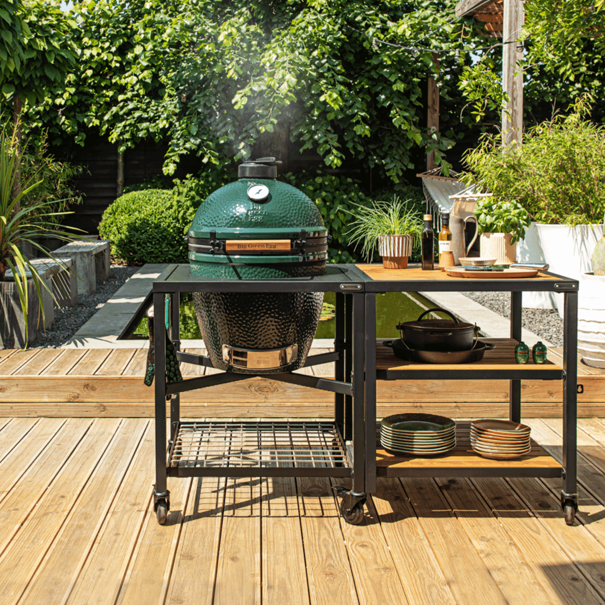 Medium Green Egg in a Modular Nest Package