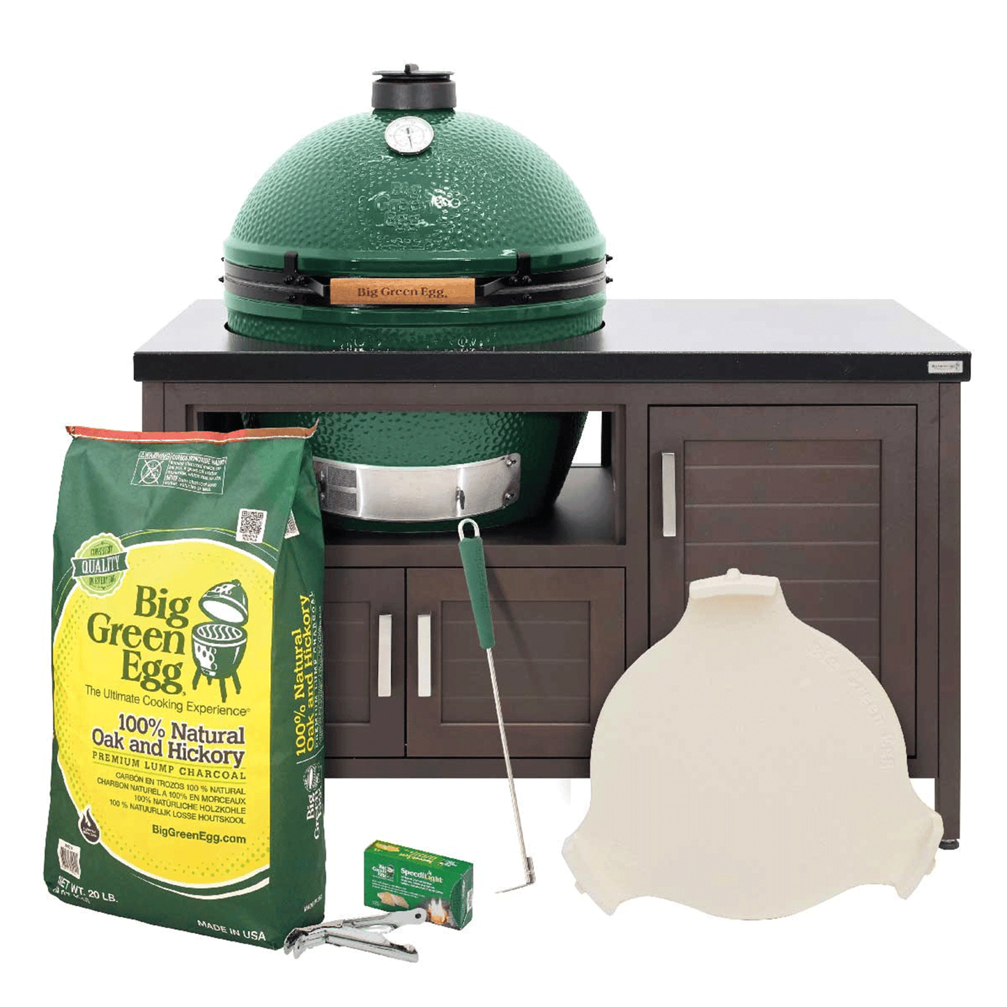 XL The Green Egg in 50.4-inch Modern Farmhouse Table Package